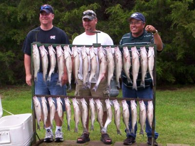 Lake Texoma striper fishing report