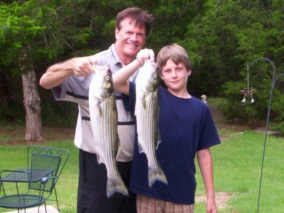 Lake Texoma striper fishing report