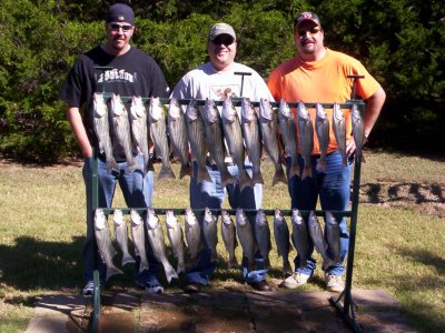 Lake Texoma striper fishing with StriperMaster.com Lake Texoma striper fishing with StriperMaster.com