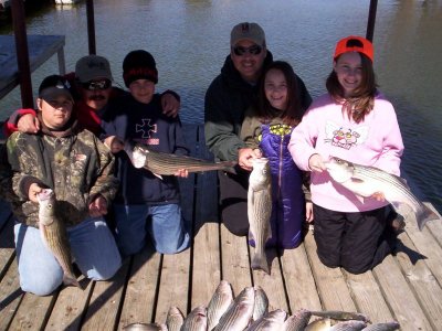 Lake Texoma Striper guide Fishing Report