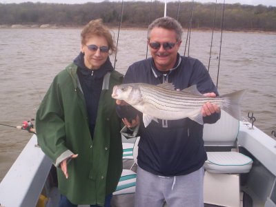 Lake Texoma striper fishing report