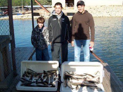 Lake Texoma striper fishing report