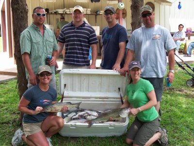 Lake Texoma striper fishing report