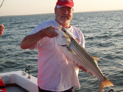 Lake Texoma striper fishing report