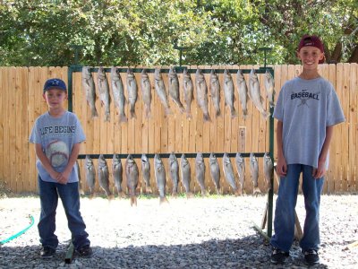 Lake Texoma striper fishing report