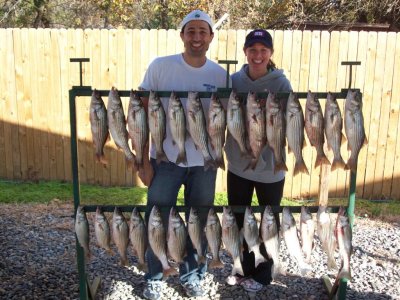 Lake Texoma striper fishing report