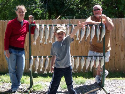 Lake Texoma striper fishing report