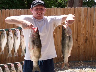 Lake Texoma striper fishing report