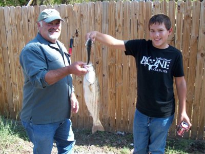 Lake Texoma striper fishing report